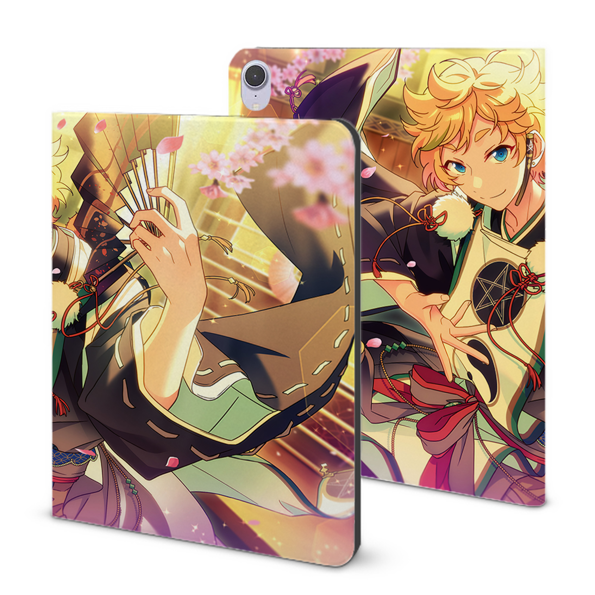 （画像用） あんさんぶるスターズ! Ensemble Stars IPad ケース ブック型 PUレザー TPU 耐衝撃 軽量 薄型 ペン収納なし 全面保護 IPad 各モデル対応